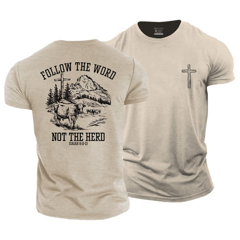 Men's Follow The Word Cotton T-Shirt
